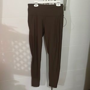 Brown butt lift leggings